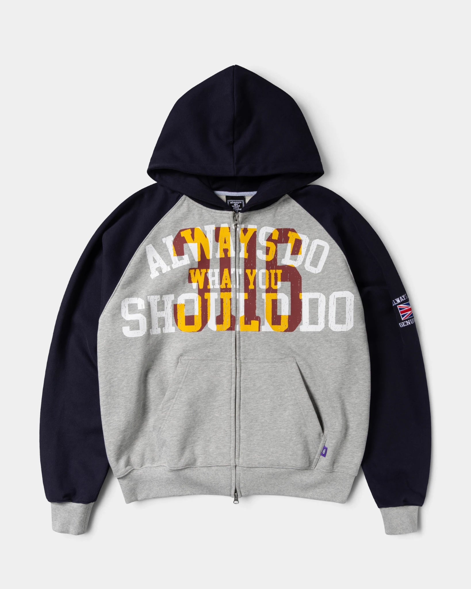 ADWYSD Jersey Raglan Zip-Up Hoodie – Lockwood Avenue