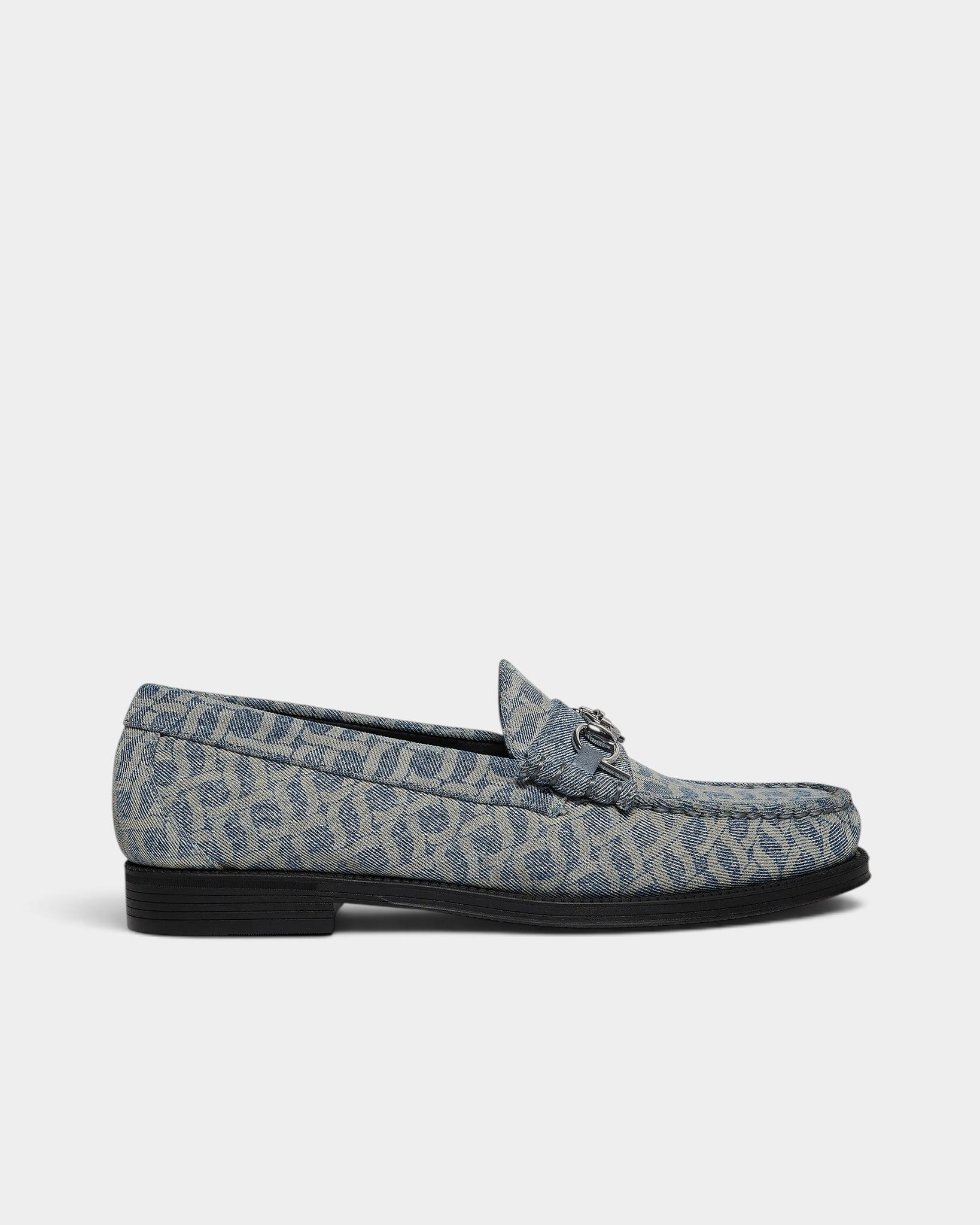 G.H. Bass x Pop Easy Weejuns Lincoln Shoes - Light Blue Denim