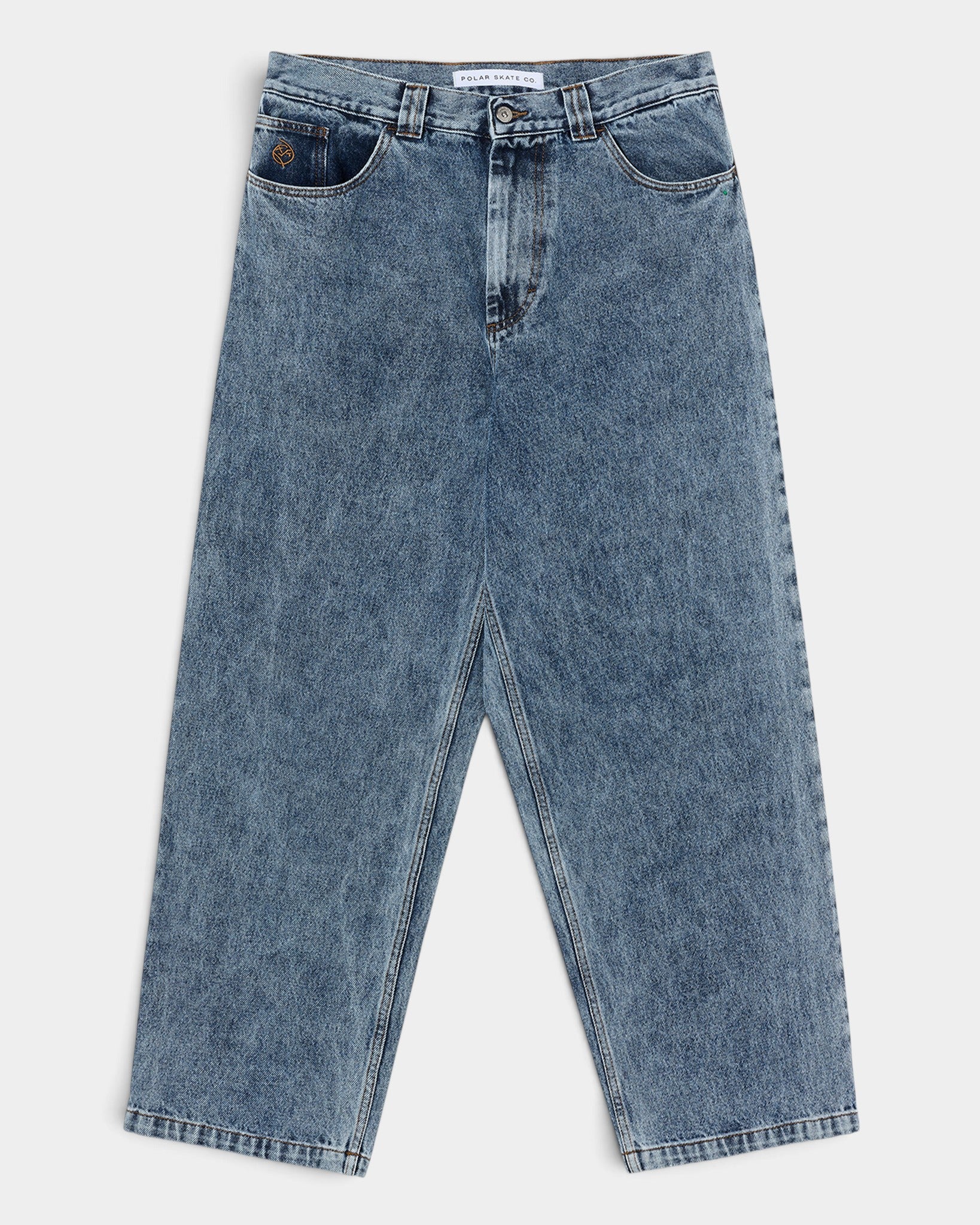 Polar Big Boy Pants - Heavy Washed Blue – Lockwood Avenue