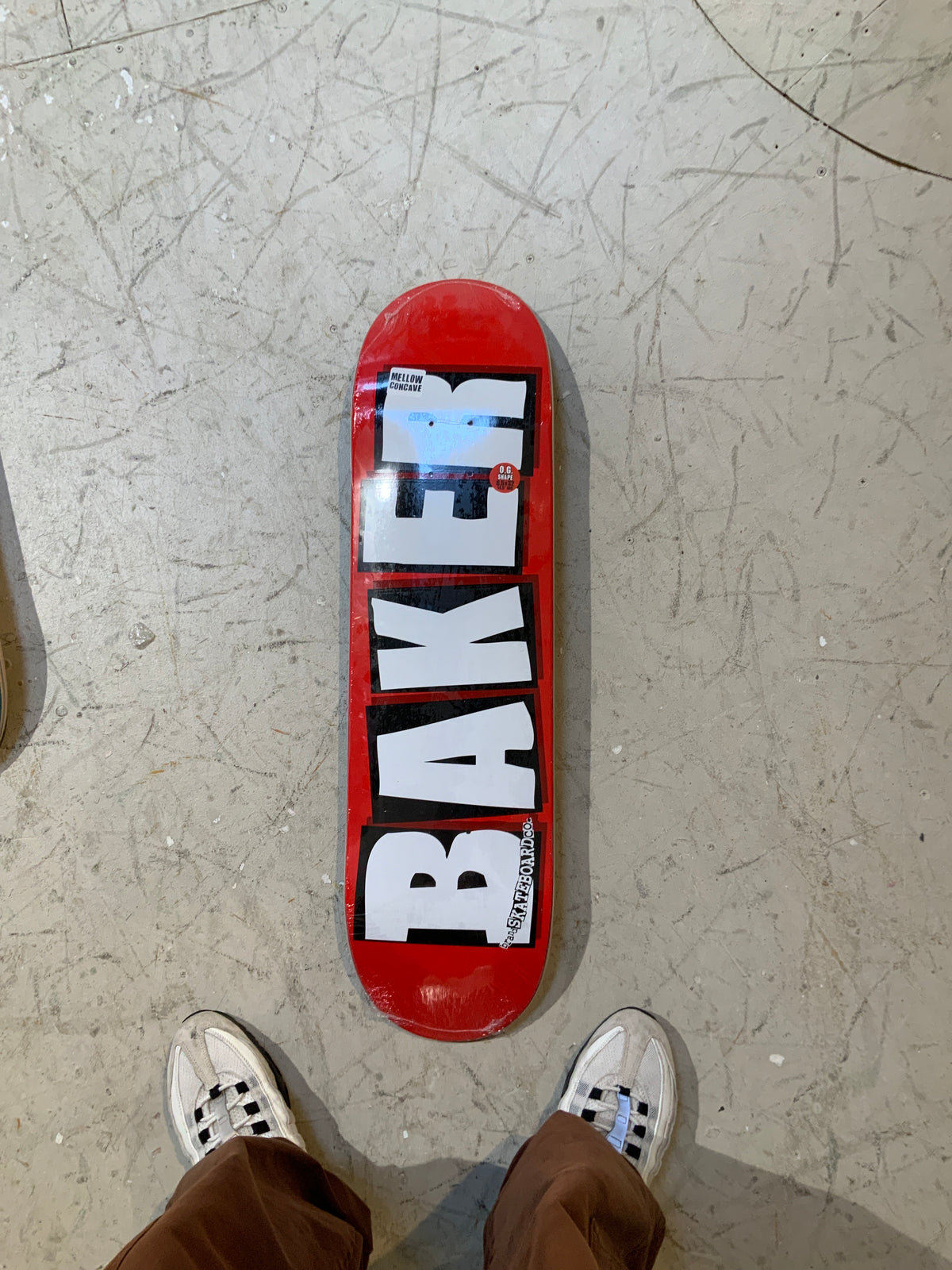 Baker Brand Logo White Deck 8.5"