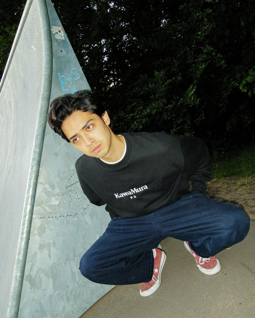 Kawamura Tokyo Crewneck Sweatshirt - Black