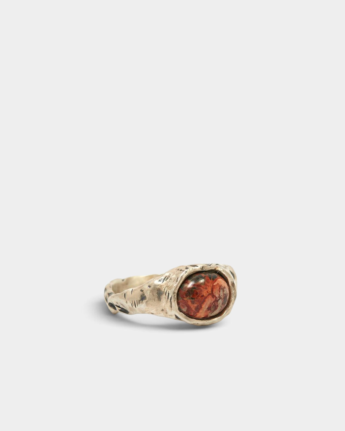 Heresy Rubble Ring - Oxidised Silver