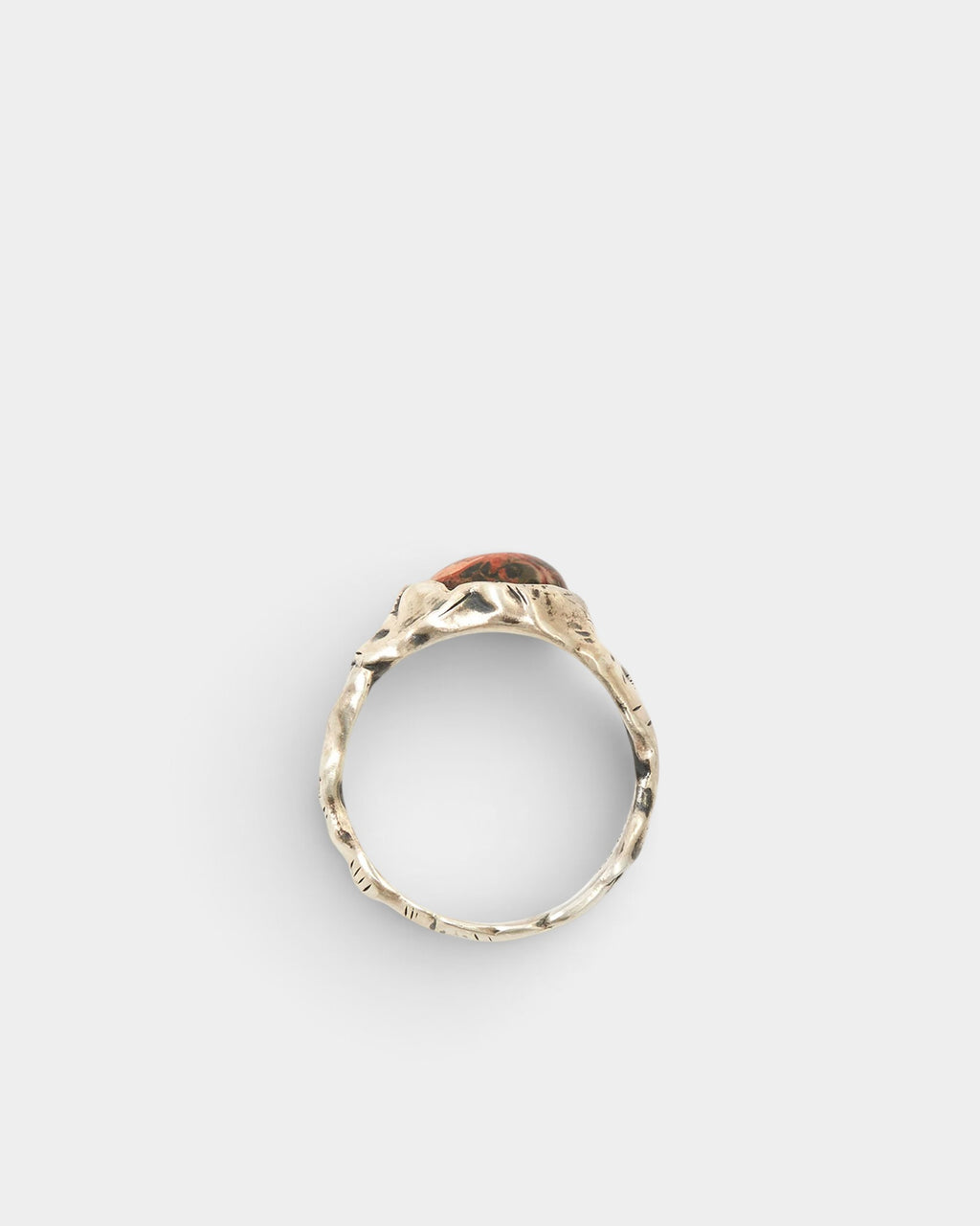Heresy Rubble Ring - Oxidised Silver
