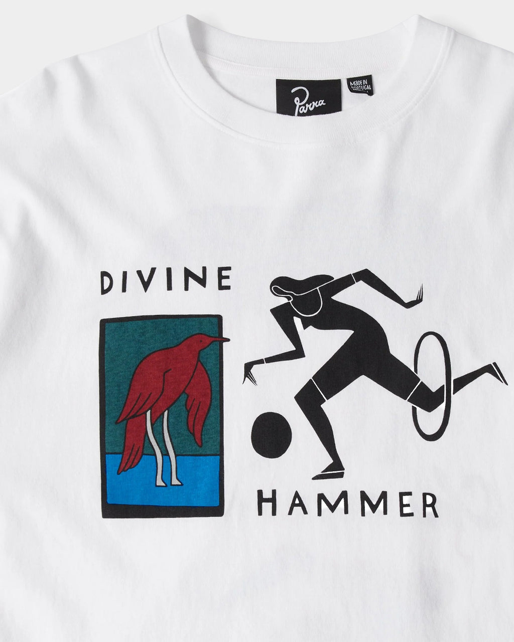 by Parra Divine Hammer Long-Sleeve T-Shirt - White