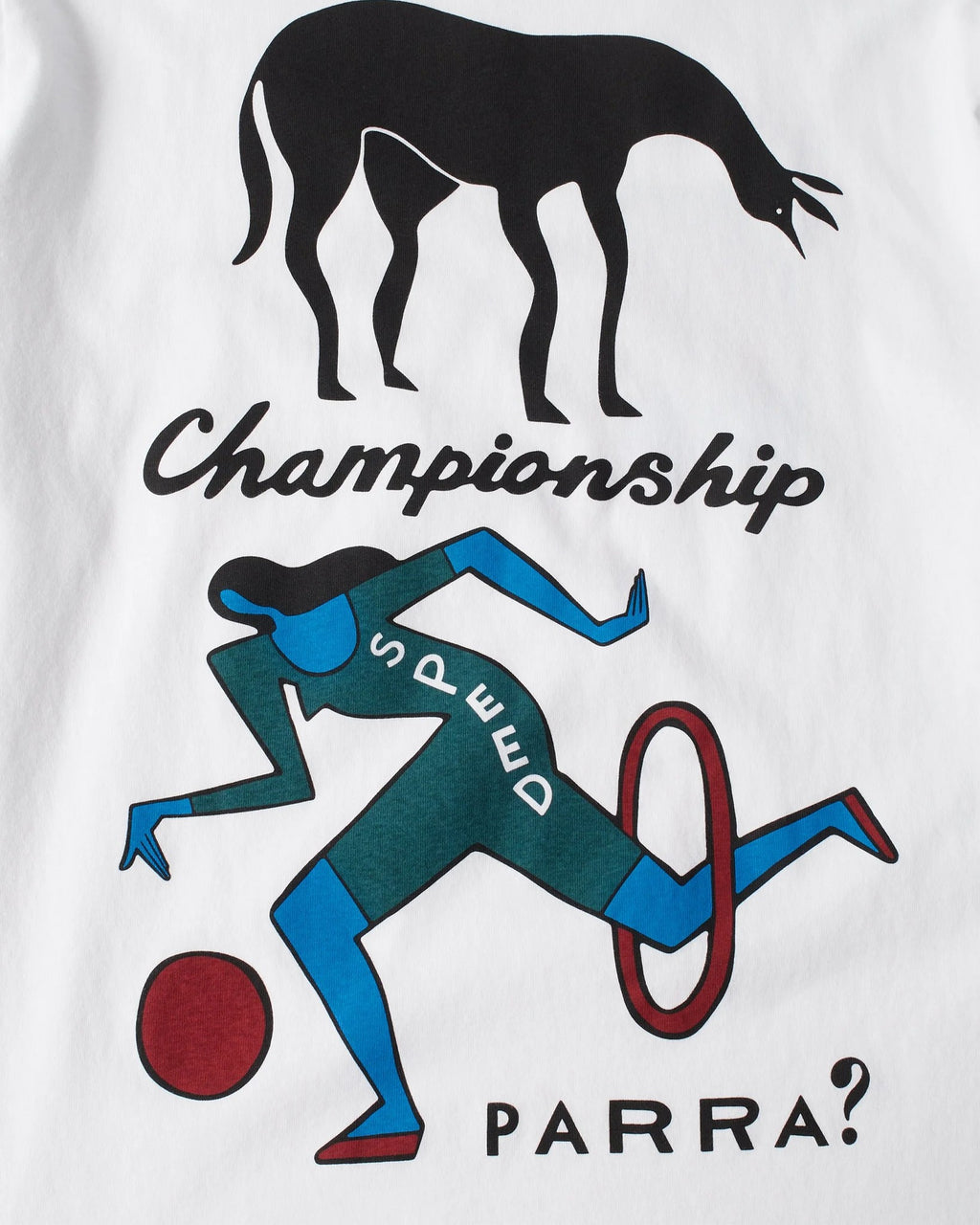 by Parra Divine Hammer Long-Sleeve T-Shirt - White
