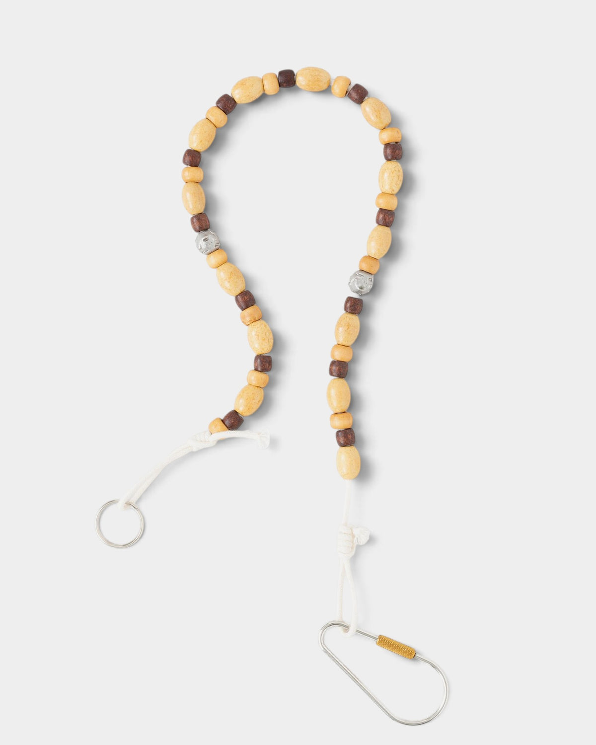 Heresy Bead Keychain Wood / Metal