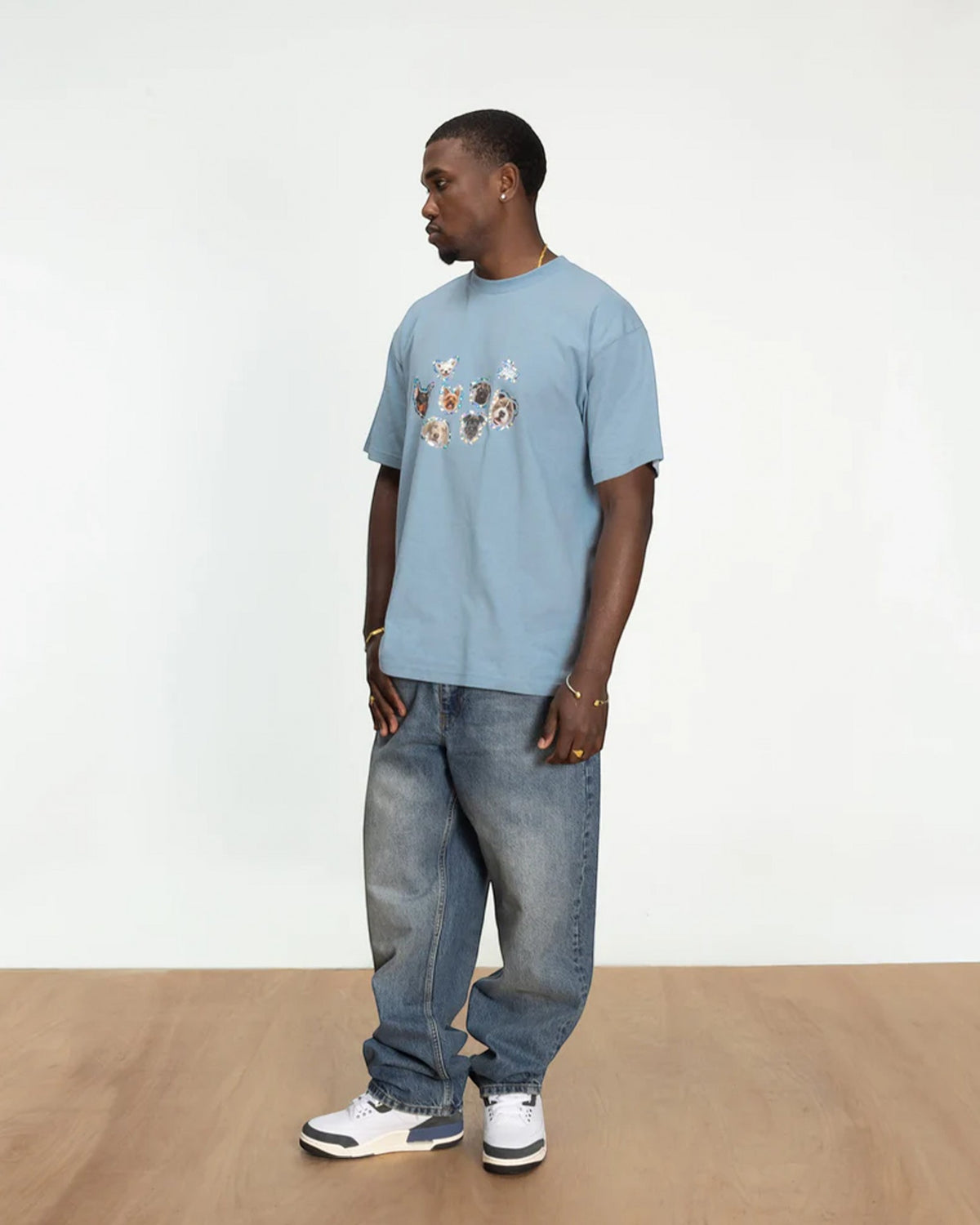 Patta Dogs T-Shirt - Blue