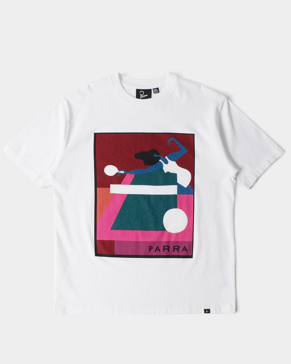 by Parra Ping Ponged T-Shirt - White