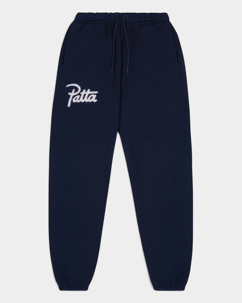 Patta Chenille Logo Jogging Pants - Black Iris