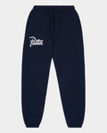 Patta Chenille Logo Jogging Pants - Black Iris