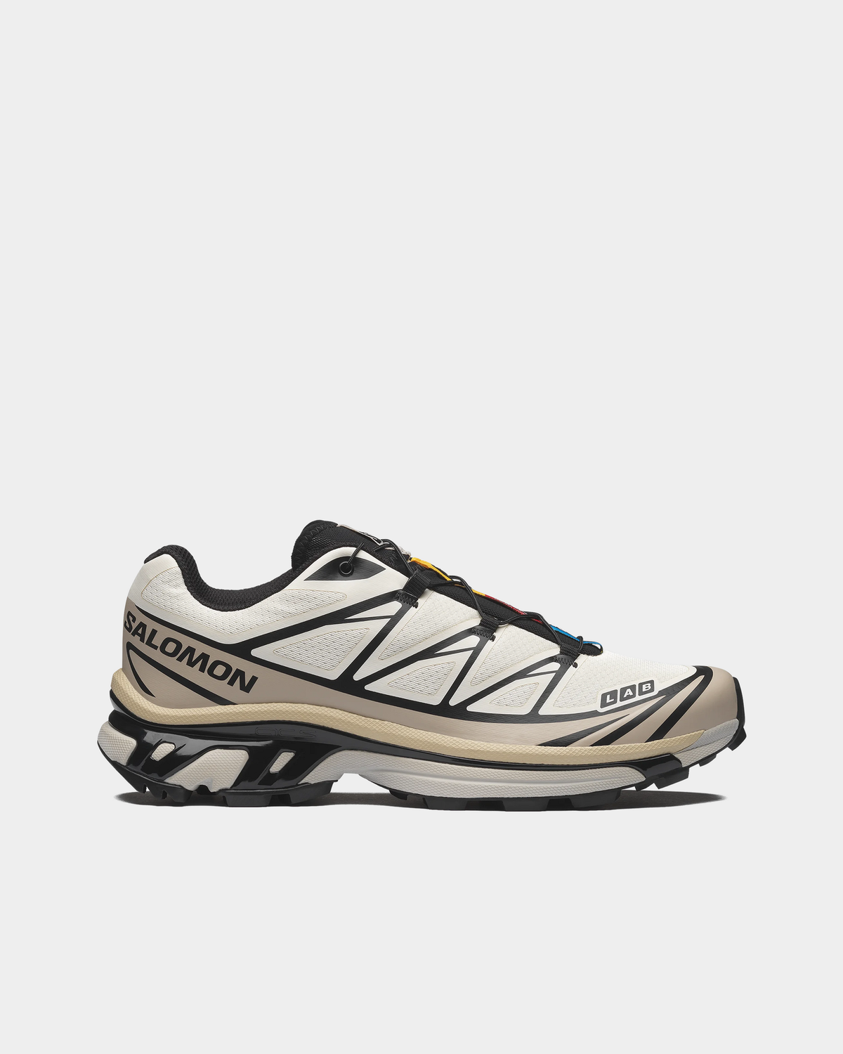 Salomon XT-6 Shoes - Vanilla Ice/Black/Silver Cloud