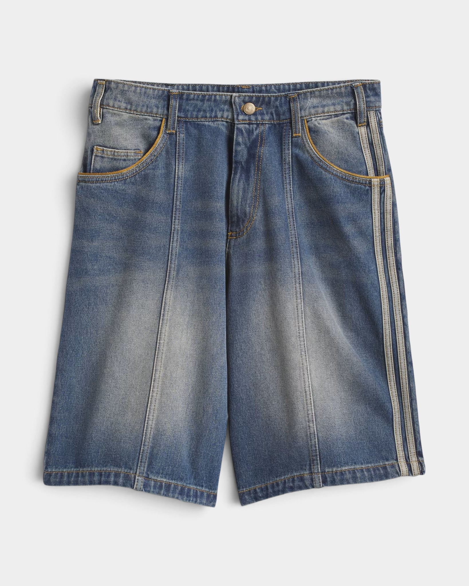 adidas Skateboarding Tyshawn Washed Denim Shorts - Indigo Denim