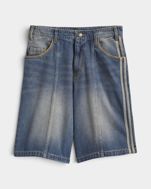 adidas Skateboarding Tyshawn Washed Denim Shorts - Indigo Denim