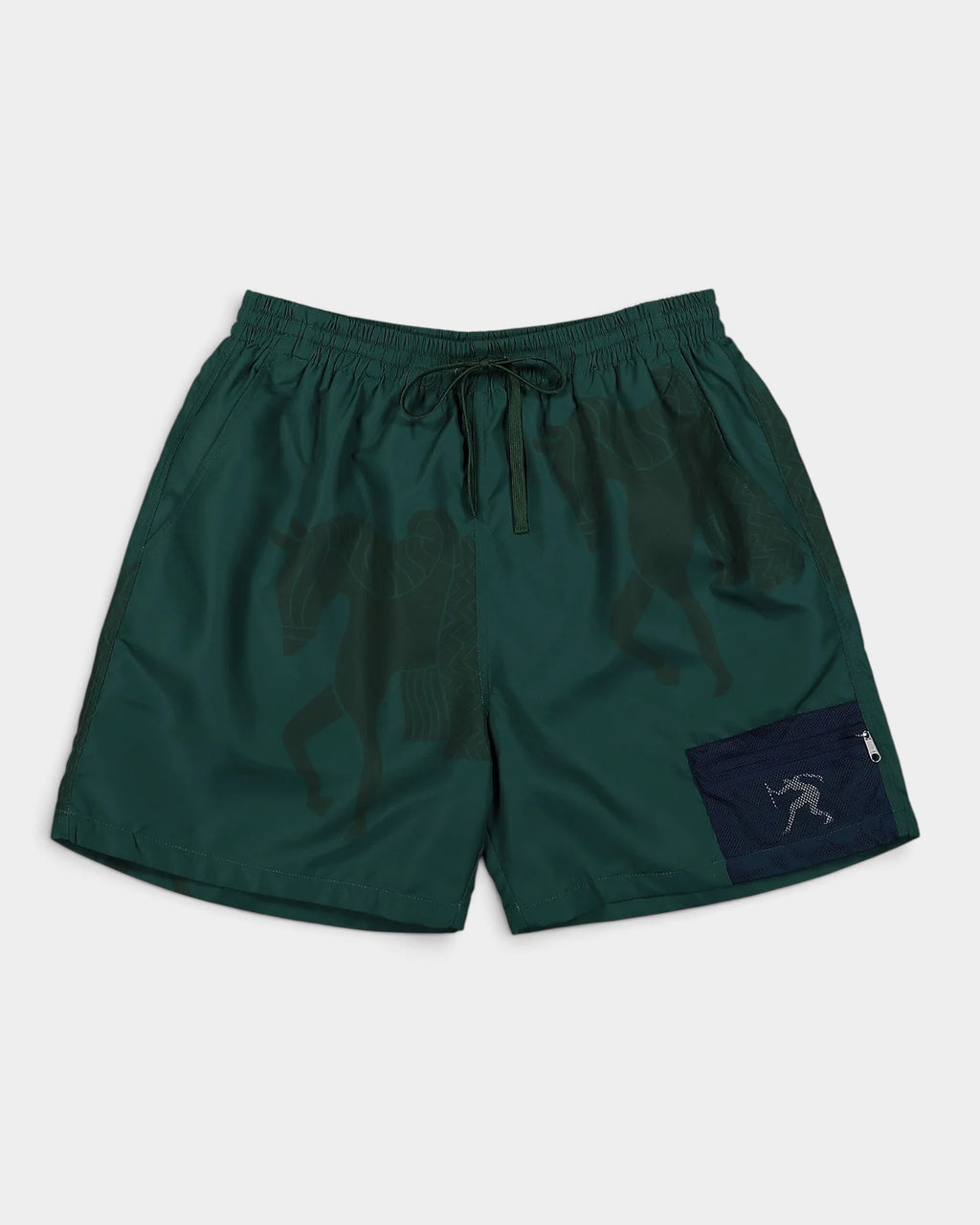 by Parra Short Horse Shorts - Pine Green