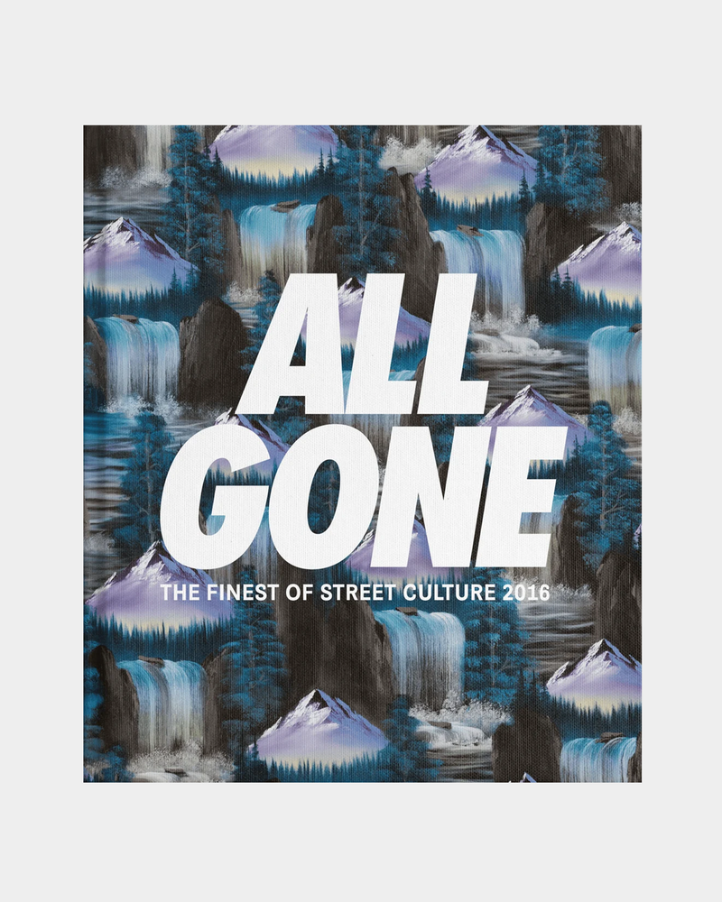 All Gone 2016 book "Waterfalls" Blue