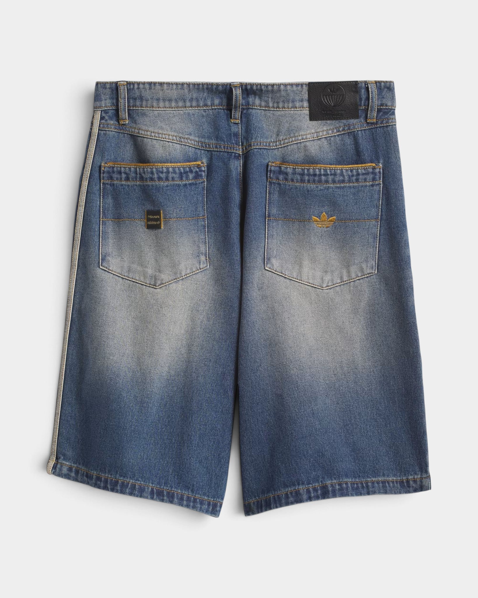 adidas Skateboarding Tyshawn Washed Denim Shorts - Indigo Denim