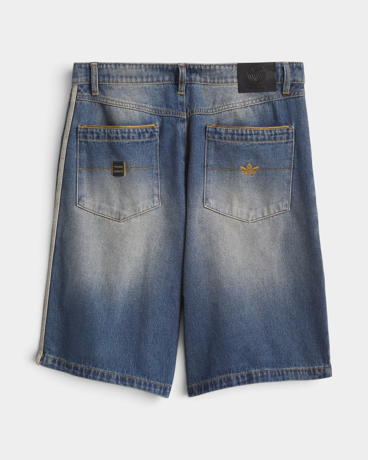 adidas Skateboarding Tyshawn Washed Denim Shorts - Indigo Denim