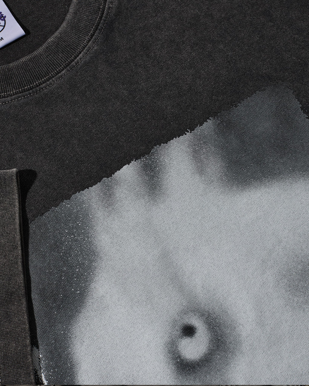 Polar Rabbit T-Shirt - Silver Black