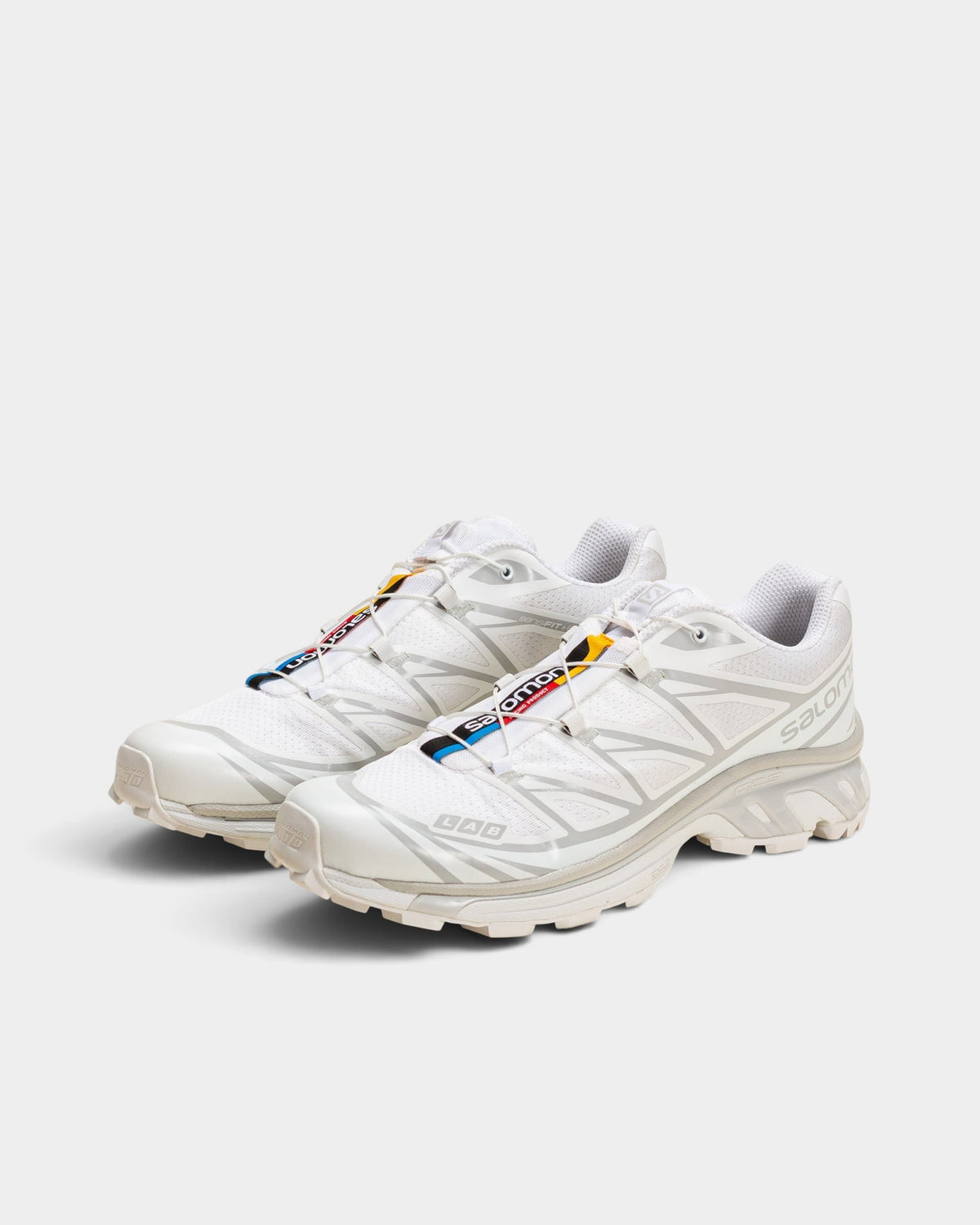 Salomon XT-6 Shoes - White/White/Lunar Rock