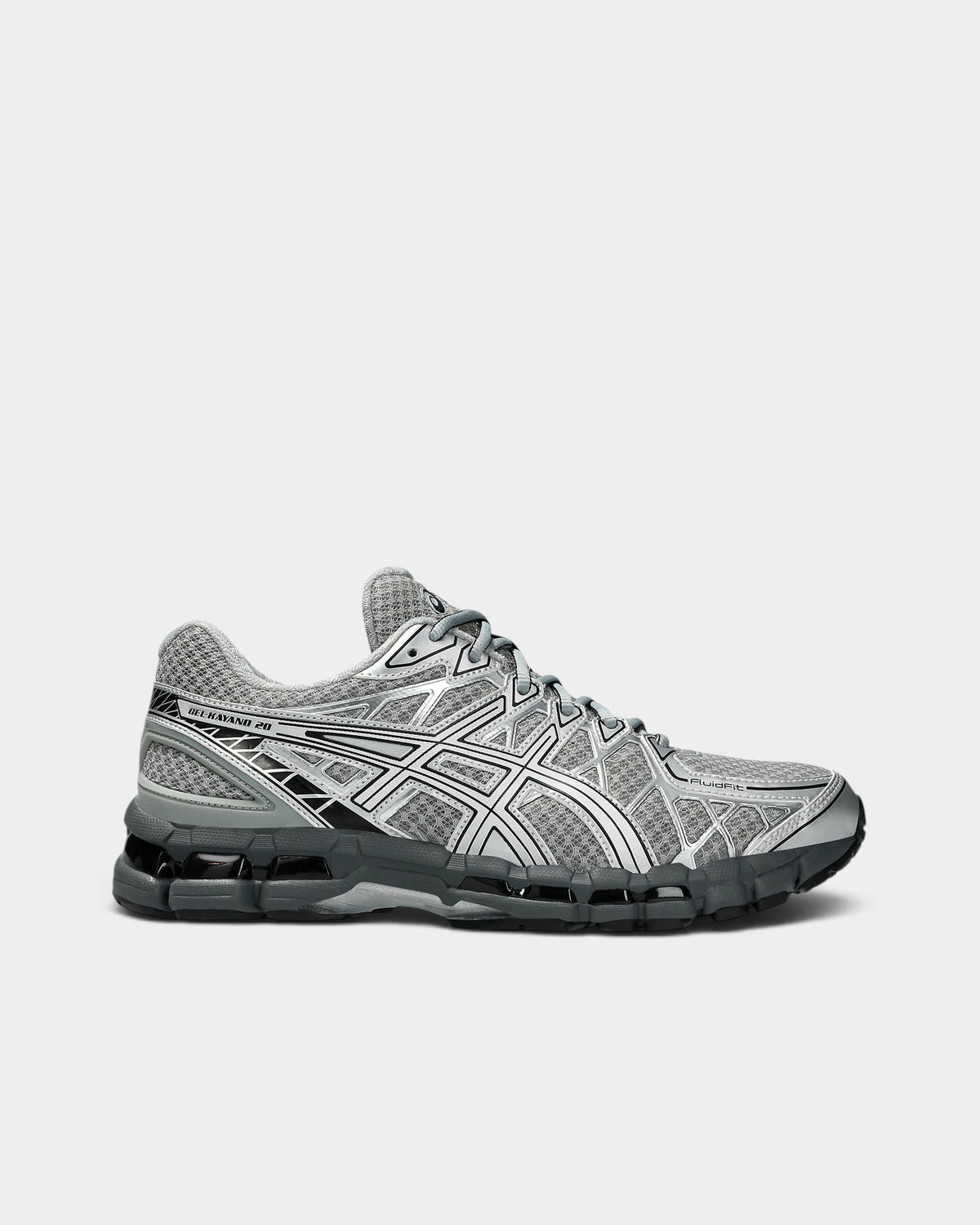 Asics GEL-Kayano 20 Shoes - Gravel/Pure Silver