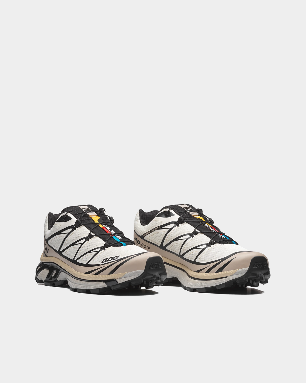 Salomon XT-6 Shoes - Vanilla Ice/Black/Silver Cloud