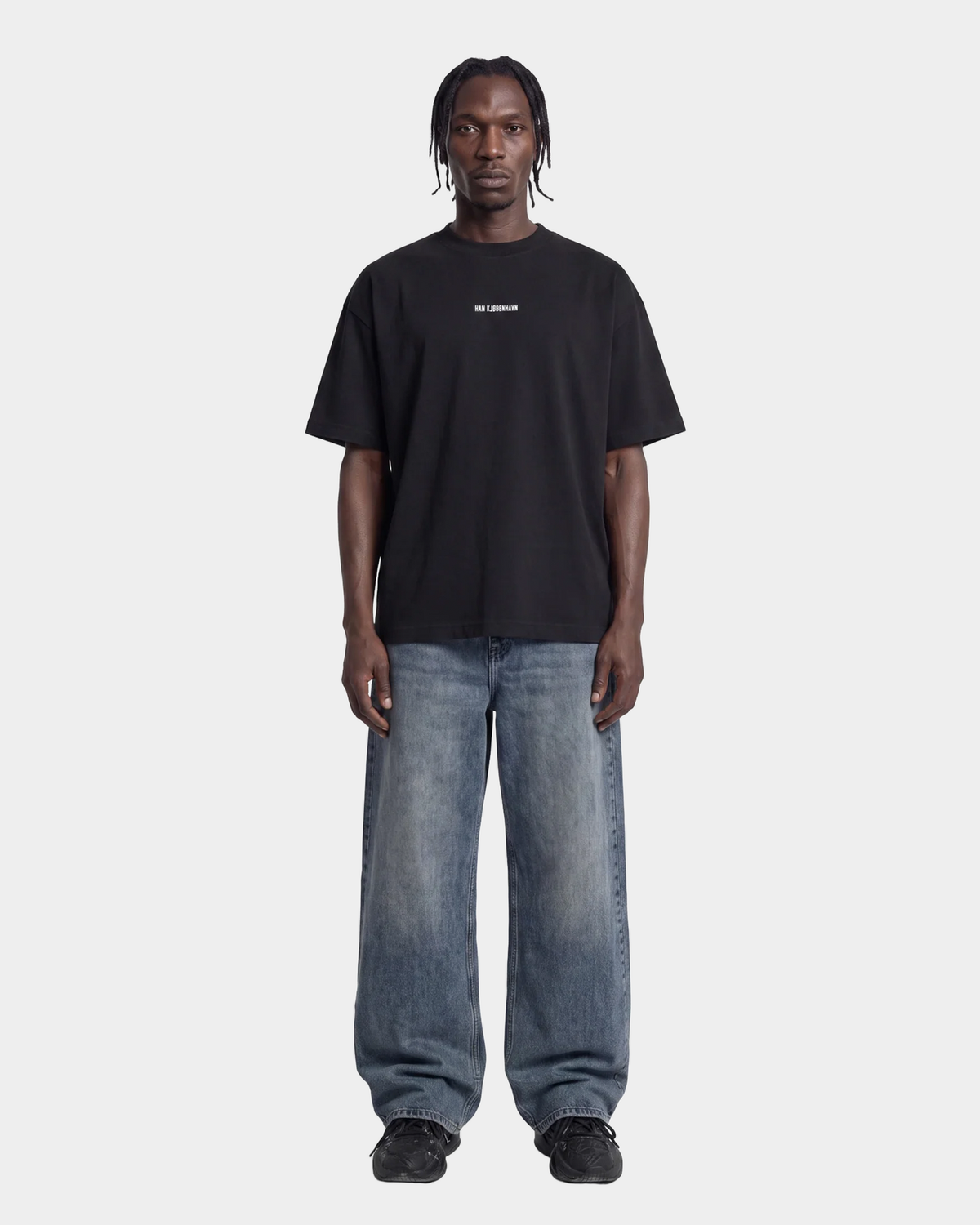 Han Kjøbenhavn Graphic Loose Tee - Black
