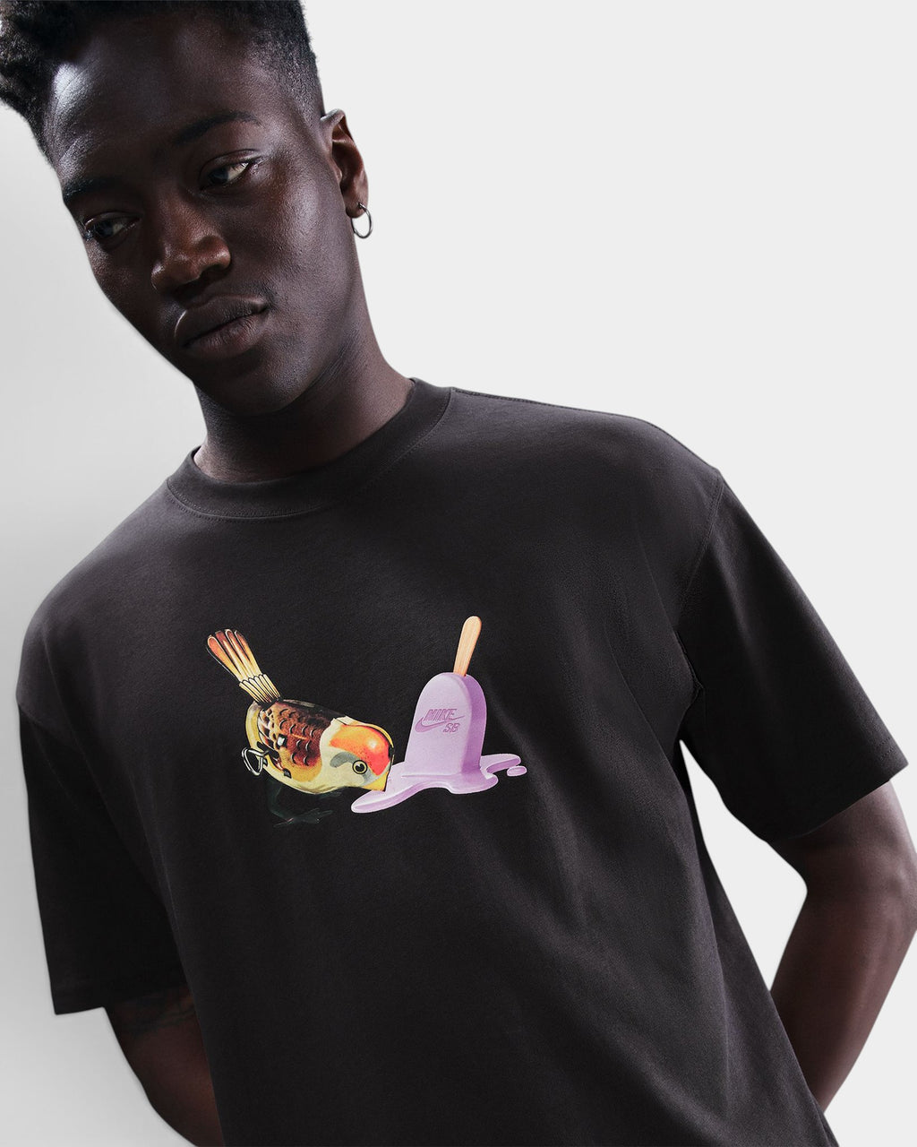 Nike SB Max90 Ice Cream T-Shirt - Black