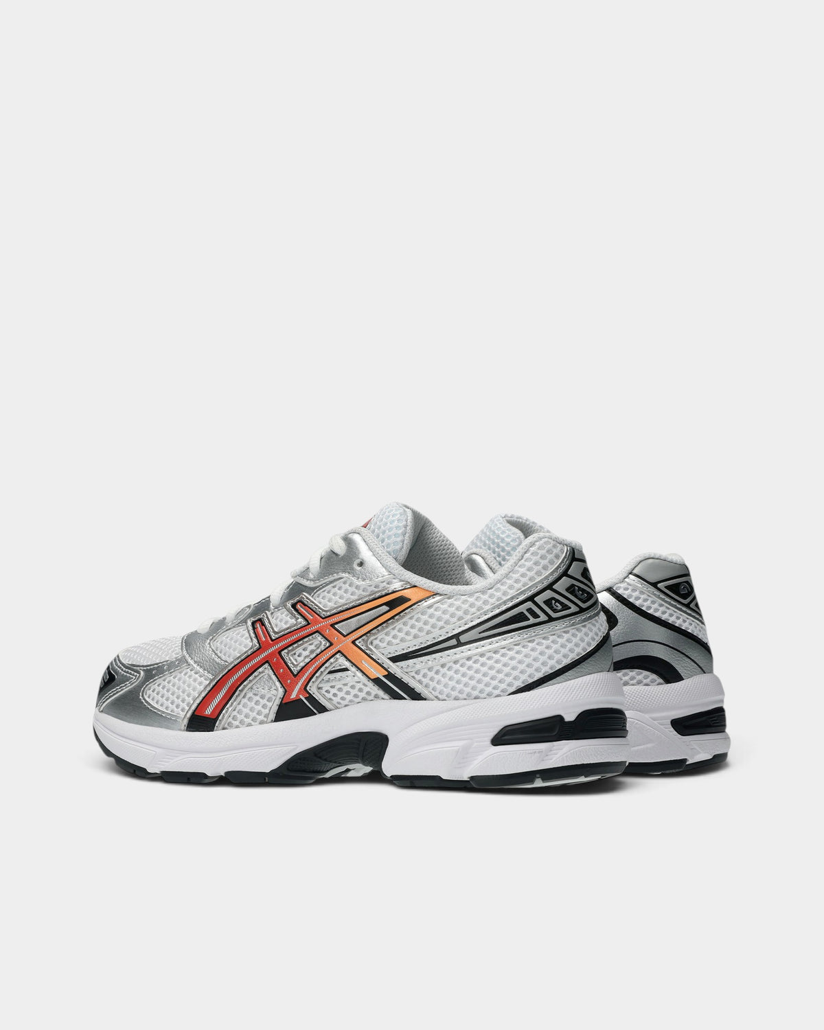Asics GEL-1130 GS Shoes - White/Red Snapper