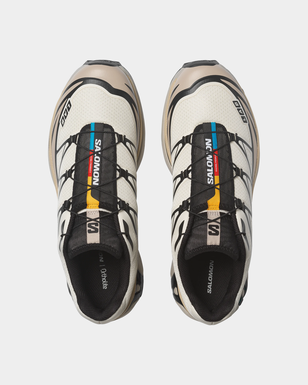 Salomon XT-6 Shoes - Vanilla Ice/Black/Silver Cloud