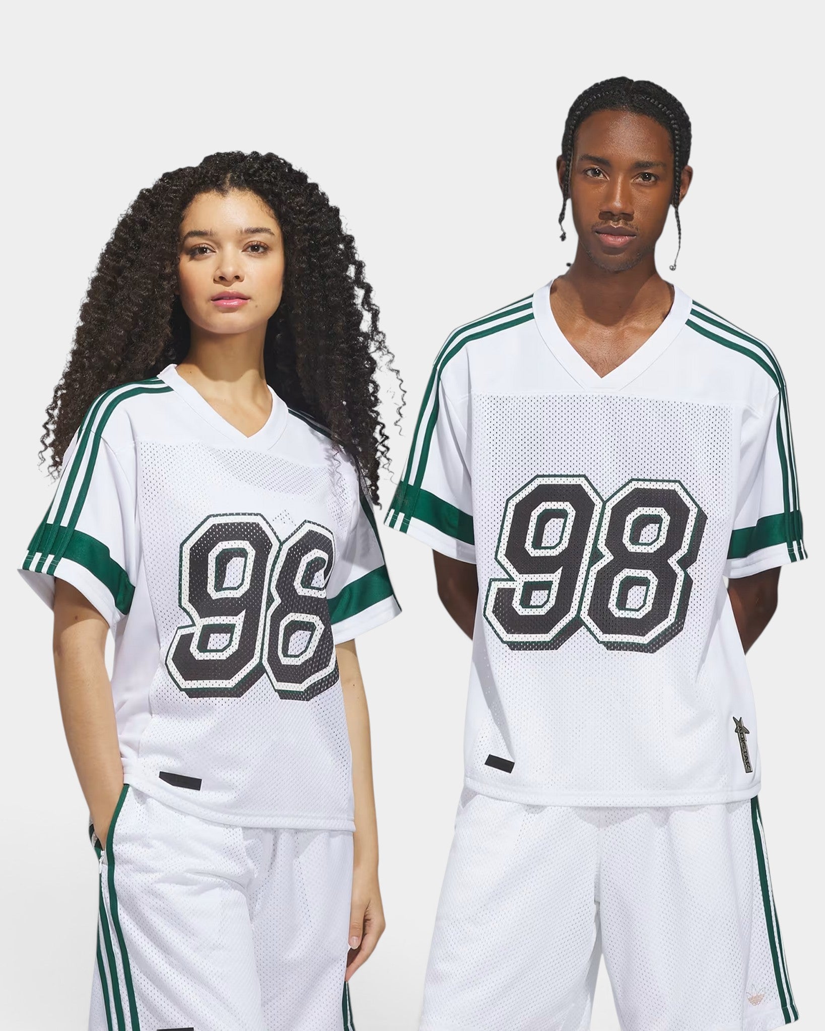 adidas Skateboarding Tyshawn Football Jersey - White/Ice Gold