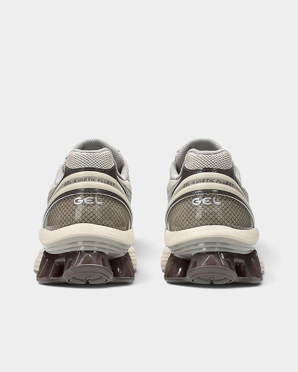 Asics GEL-Kinetic Fluent Shoes - Oatmeal/Cocoa Powder