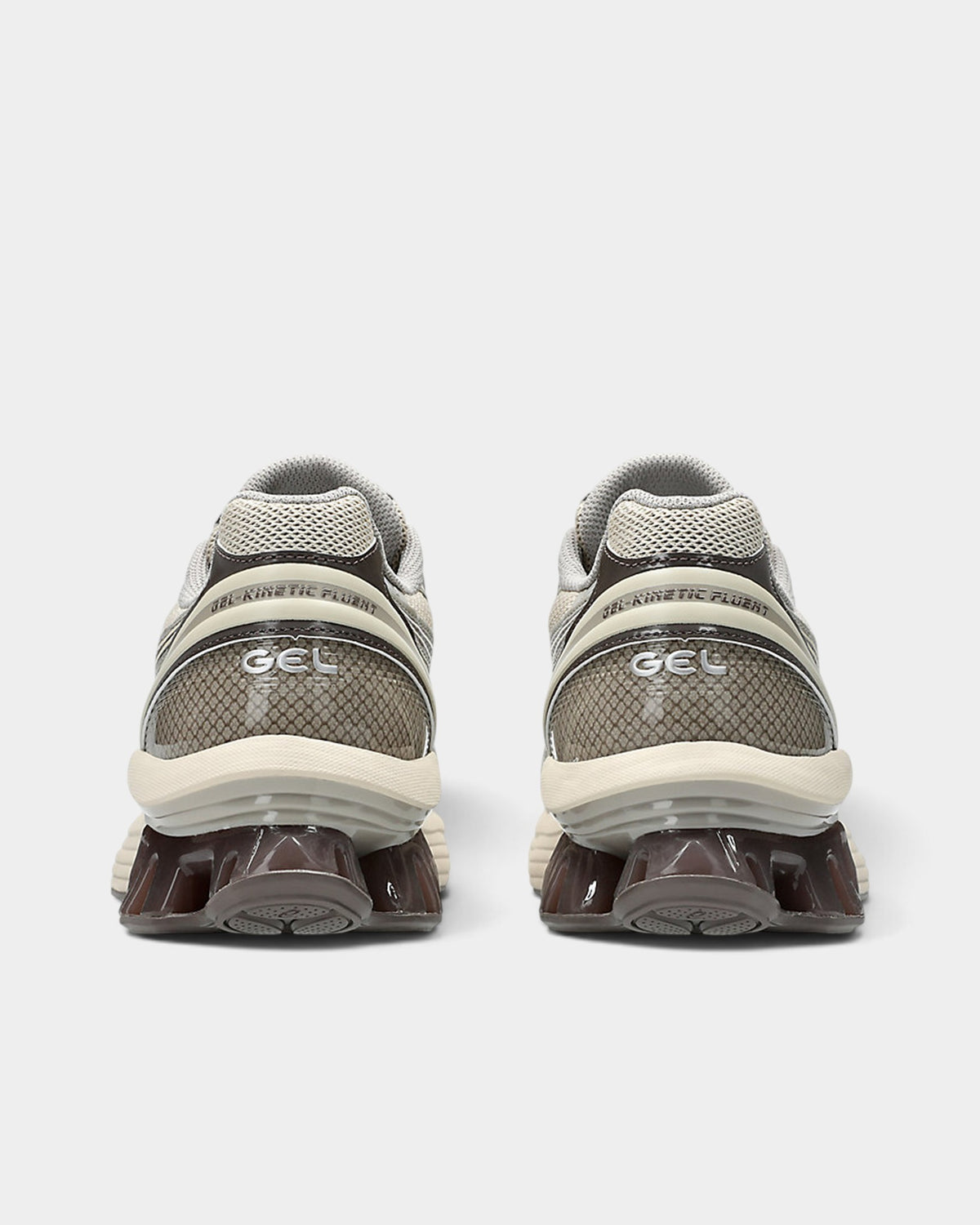 Asics GEL-Kinetic Fluent Shoes - Oatmeal/Cocoa Powder