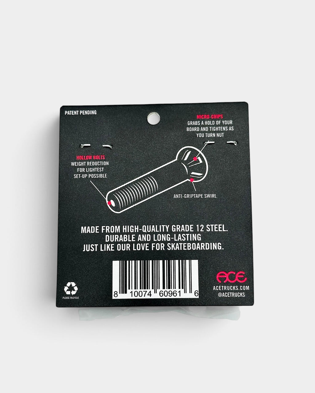 Ace AF1 Hollow Hardware Bolts
