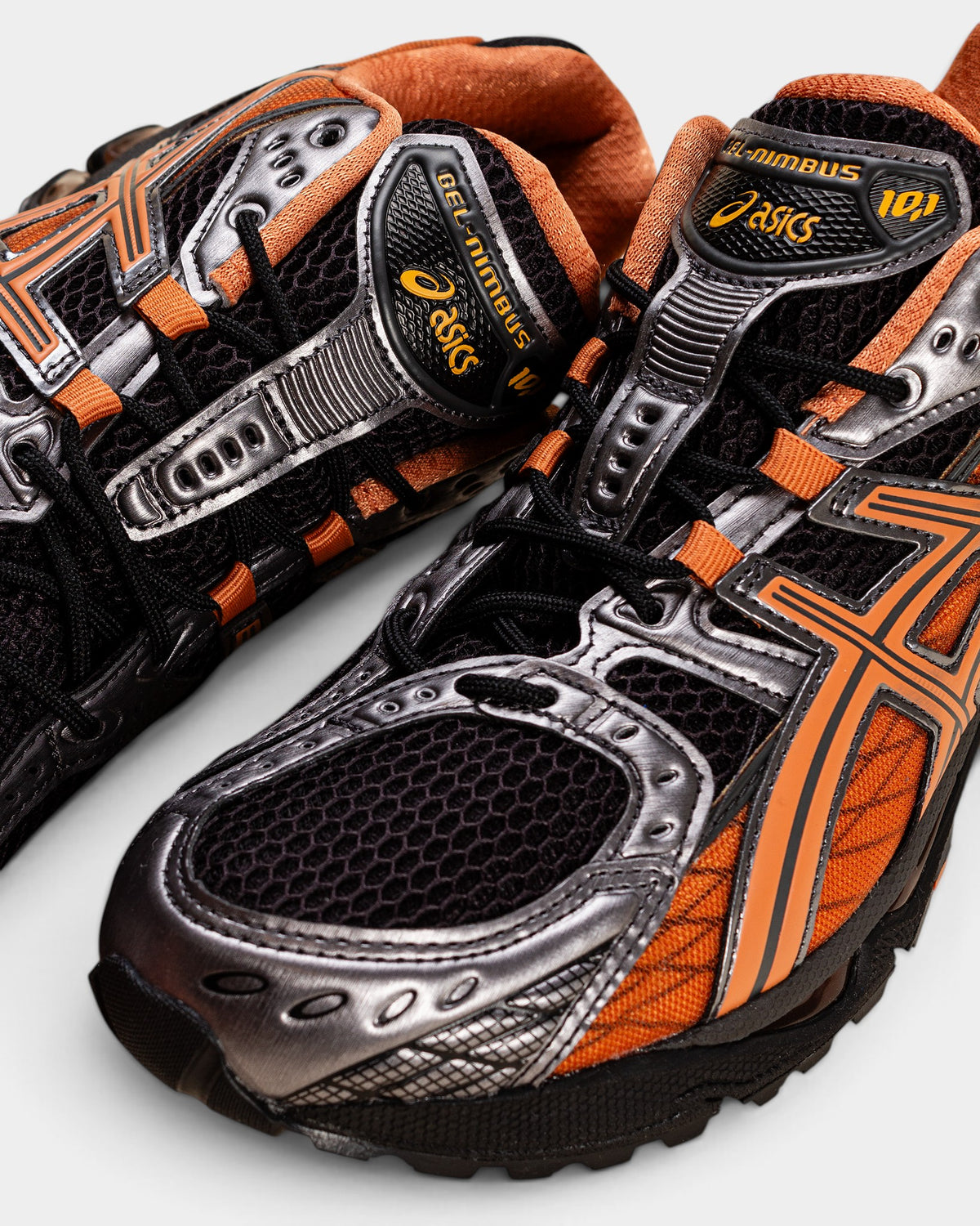Asics GEL-Nimbus 10.1 Shoes - Black/Rust Orange