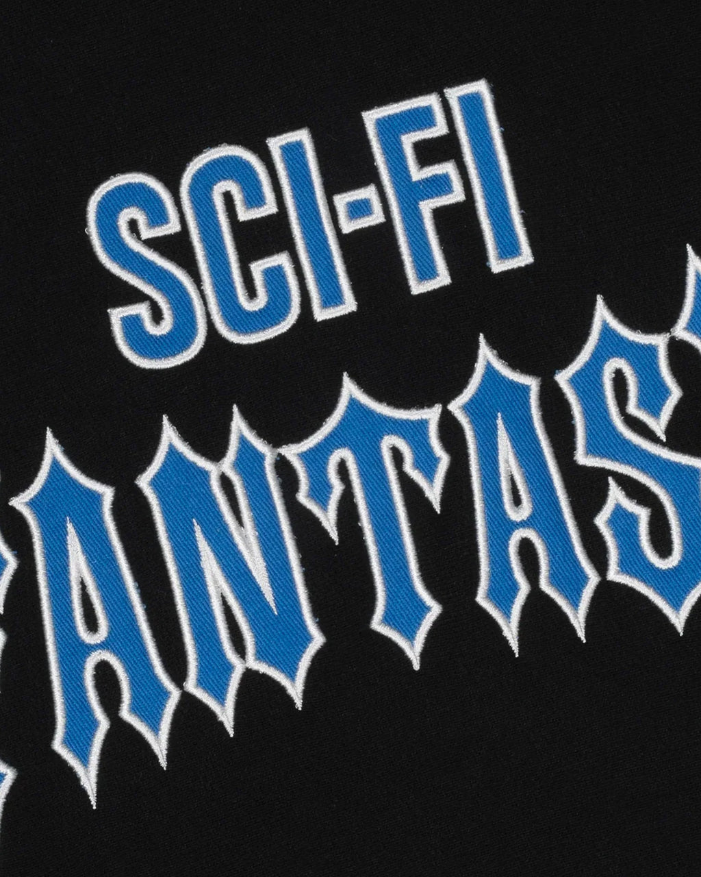 Sci-Fi Fantasy Biker Hoodie - Black