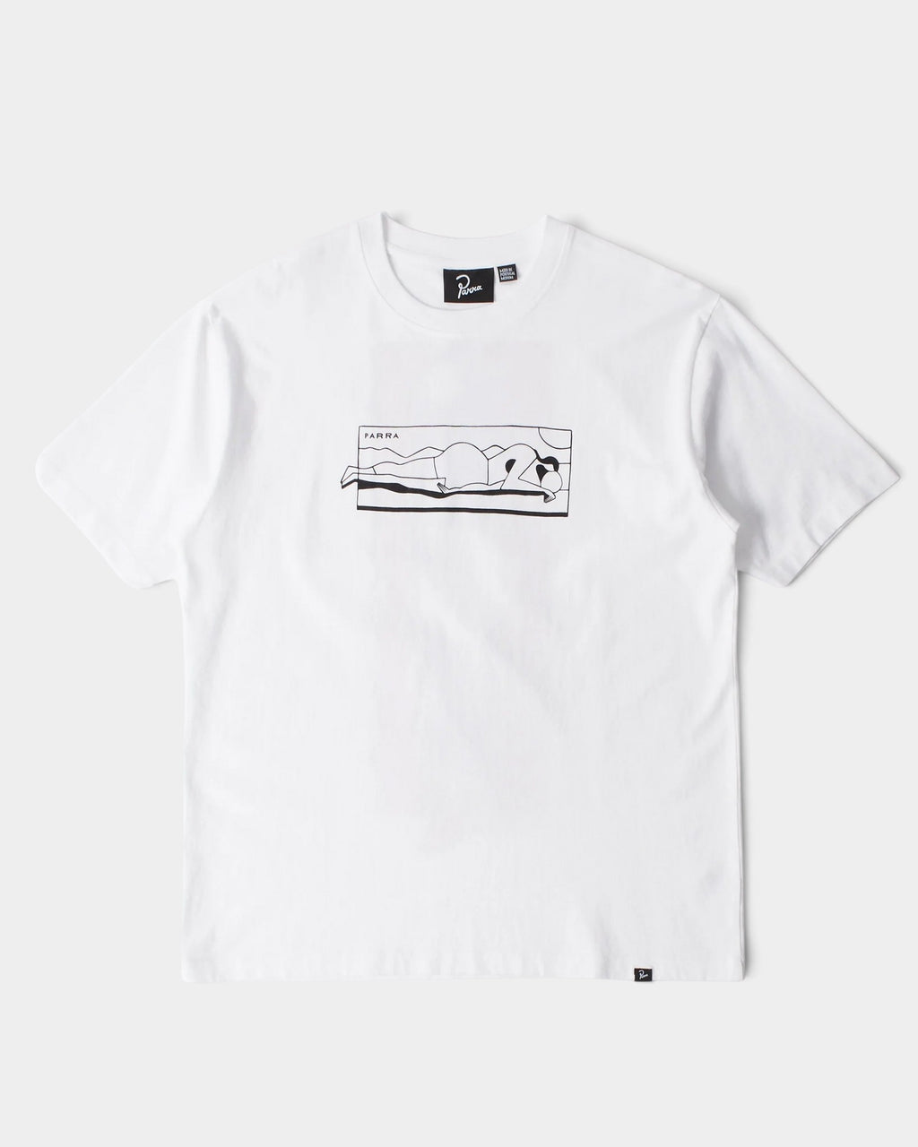 by Parra Vertical Thoughts T-Shirt - White