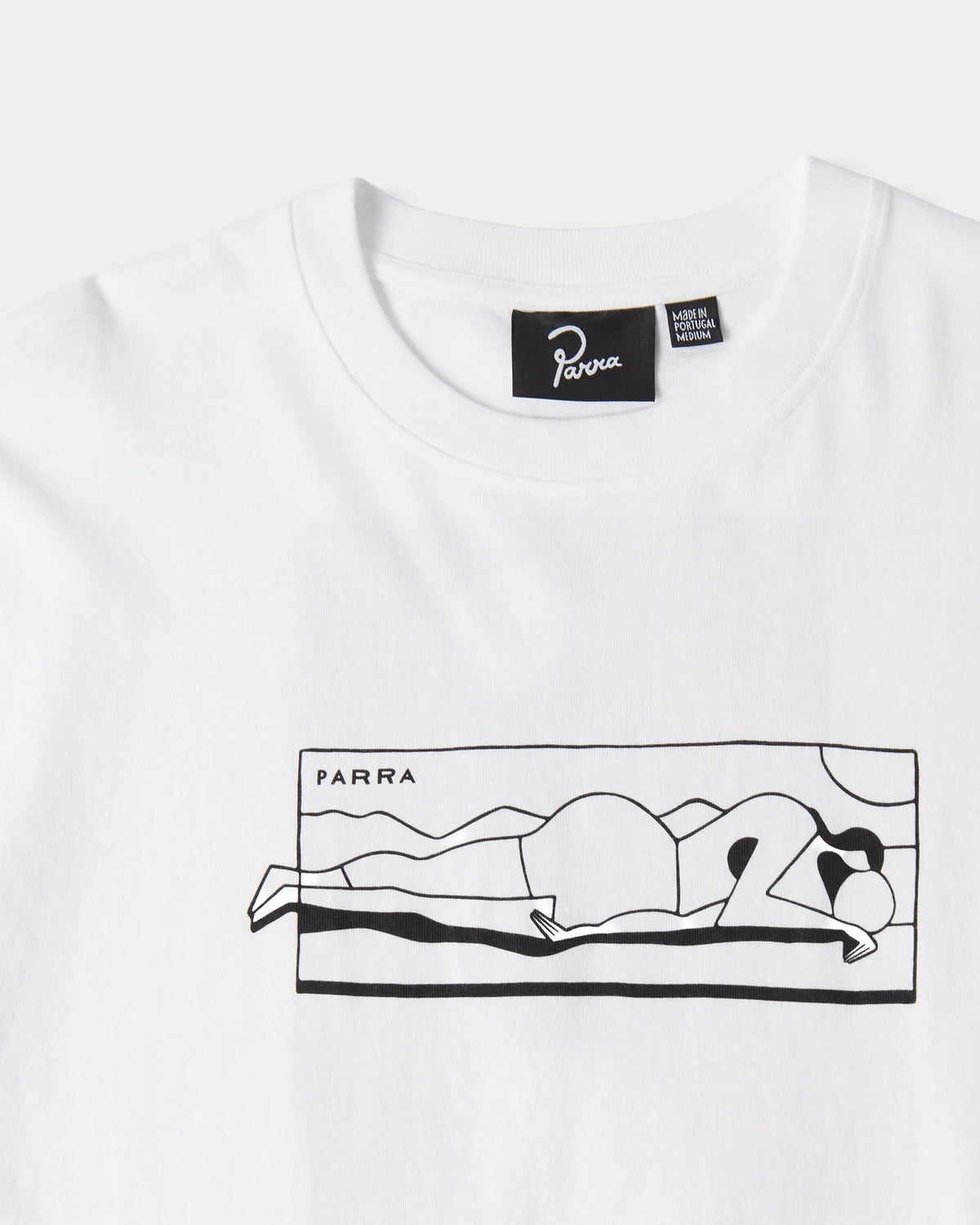 by Parra Vertical Thoughts T-Shirt - White