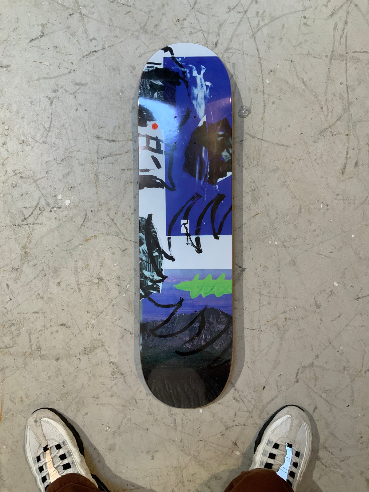 Poetic Collective Skull Collage 2 Deck 8.0"
