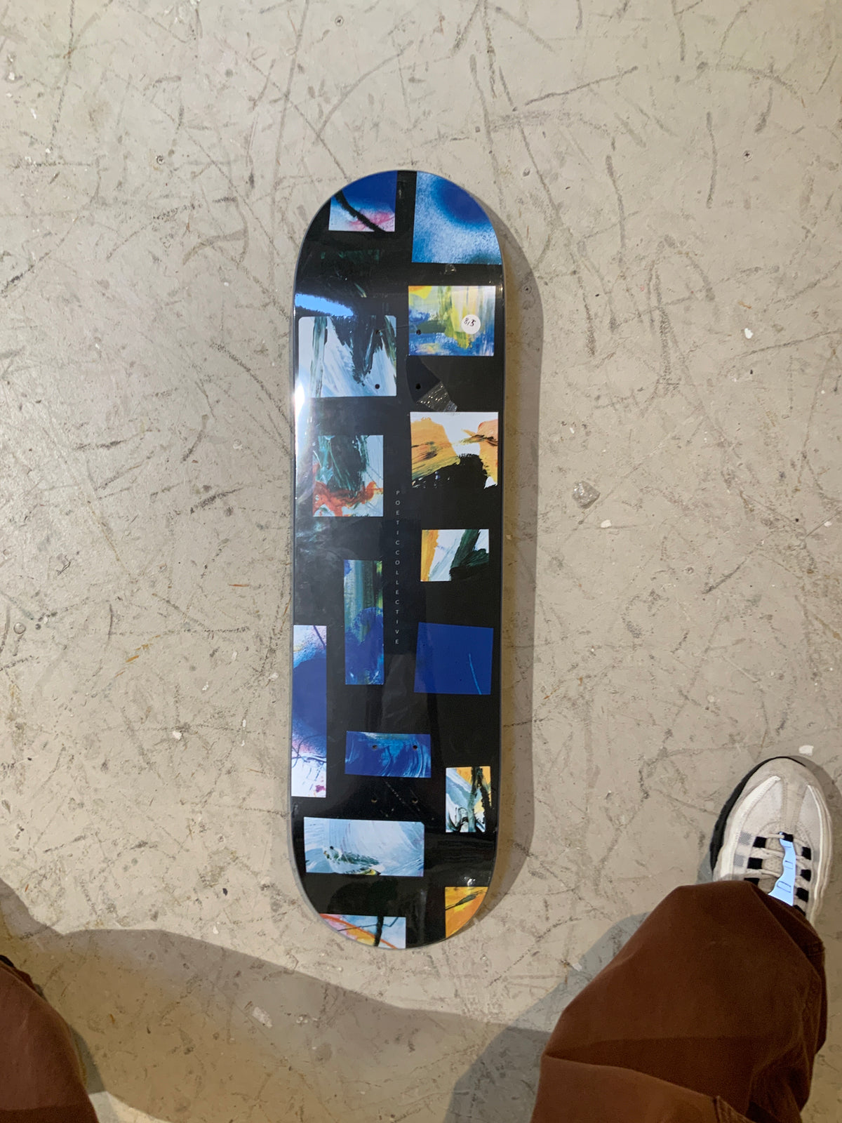 Poetic Collective Abstract Squares High Concave Deck