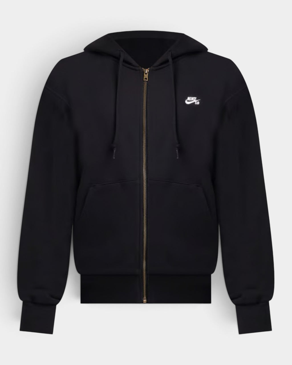 Nike SB Fleece Zip Hoodie - Black/White
