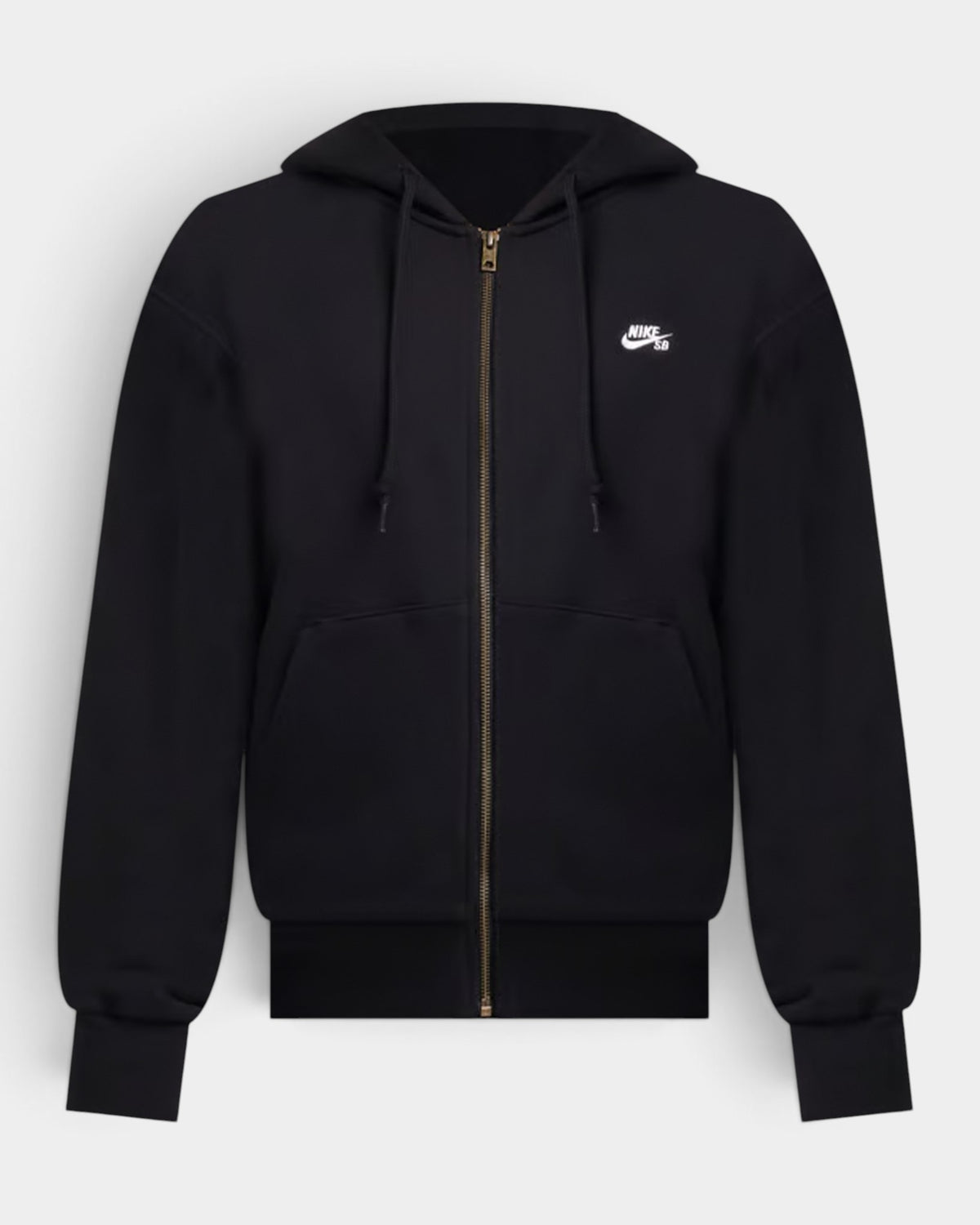 Nike SB Fleece Zip Hoodie - Black/White