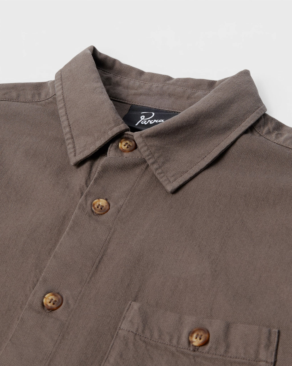 by Parra Crooked Face Button-up Shirt - Brown