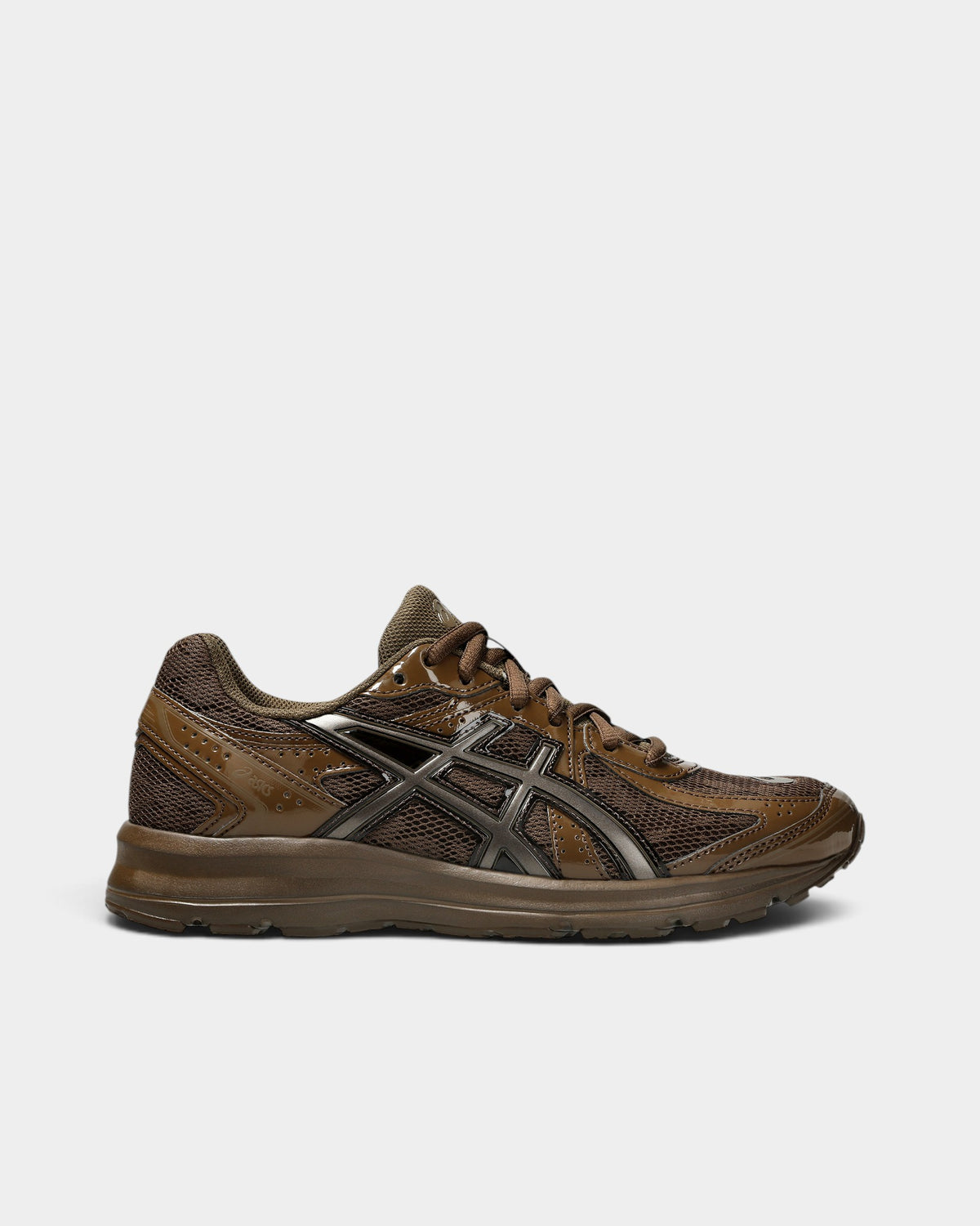 Asics Jog 100S Shoes - Brown Storm/Brown Storm