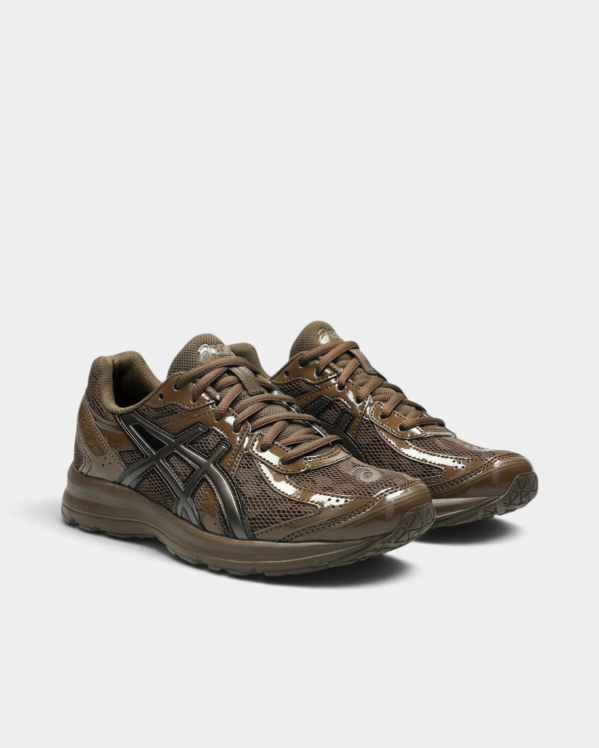 Asics Jog 100S Shoes - Brown Storm/Brown Storm