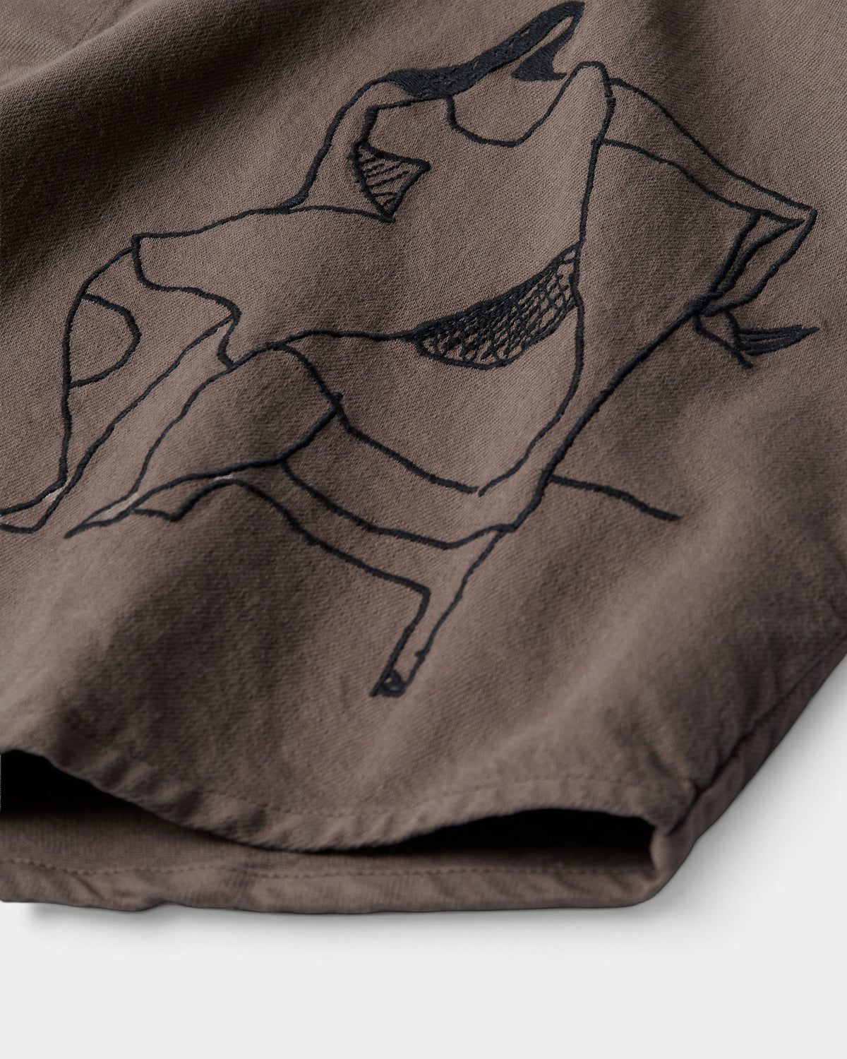 by Parra Crooked Face Button-up Shirt - Brown