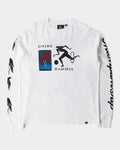 by Parra Divine Hammer Long-Sleeve T-Shirt - White