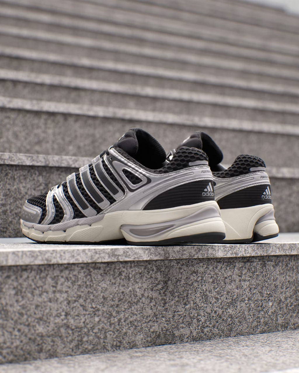 adidas Adistar Control 5 Shoes - Core Black / Silver Metallic / Grey One