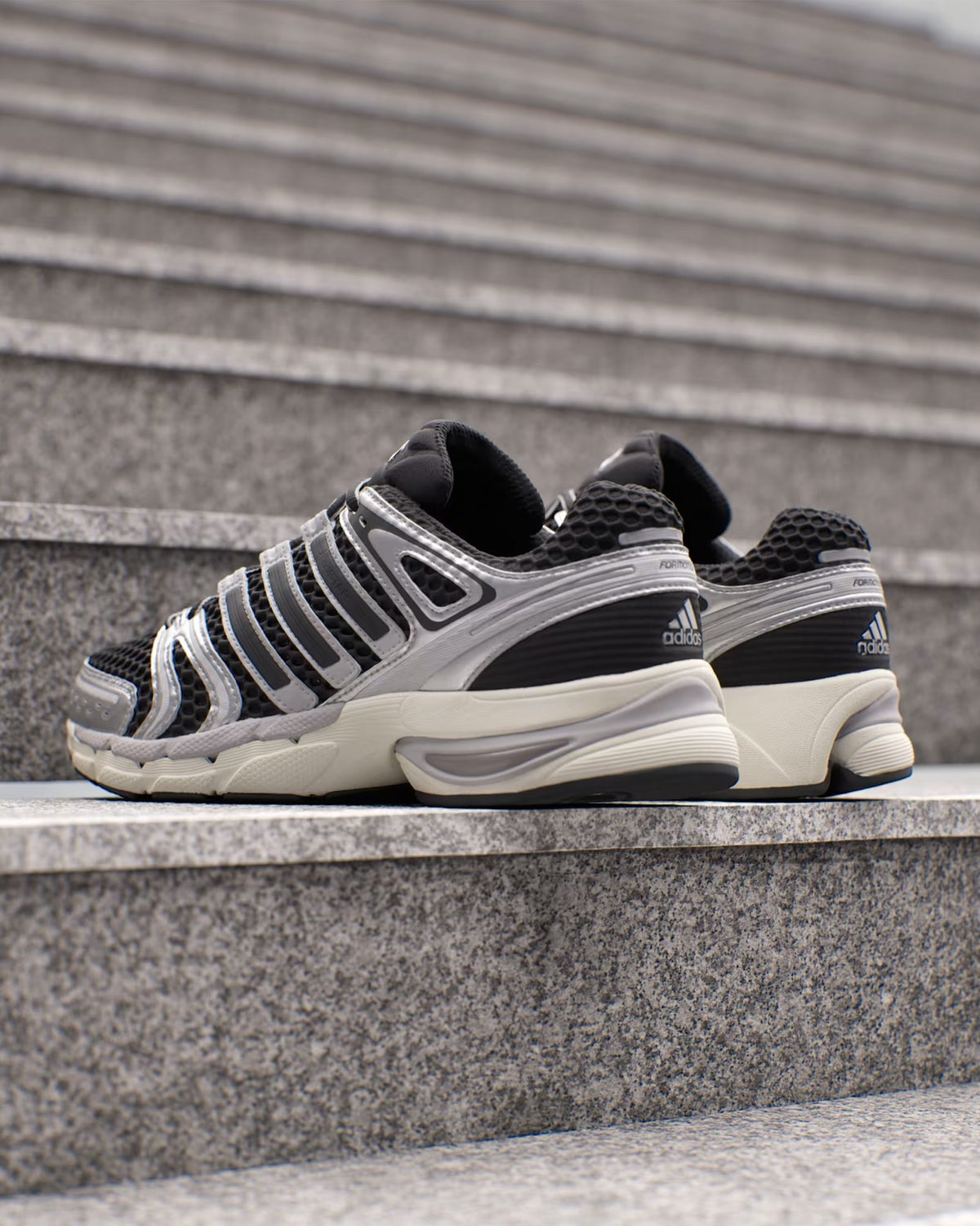 adidas Adistar Control 5 Shoes - Core Black / Silver Metallic / Grey One