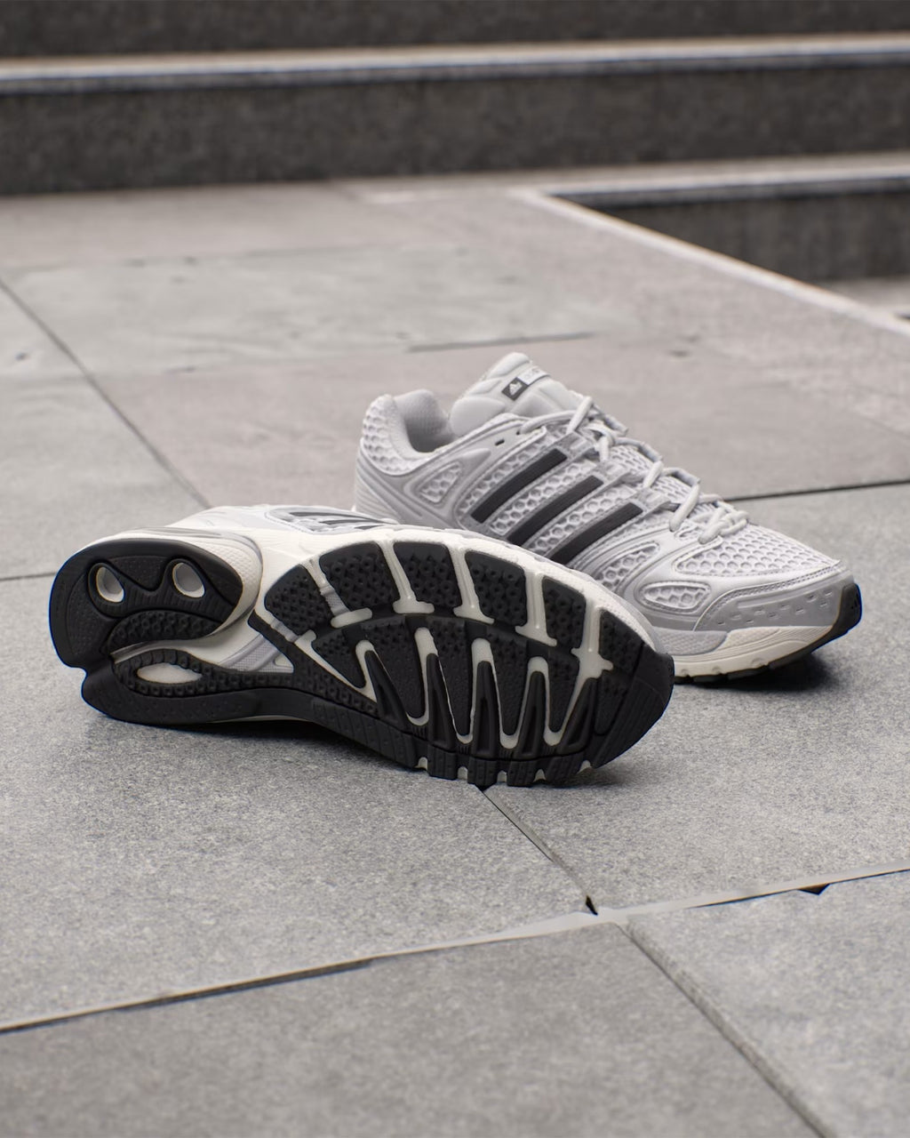 adidas Adistar Control 5 Shoes - Silver Metallic / Grey One / Core Black