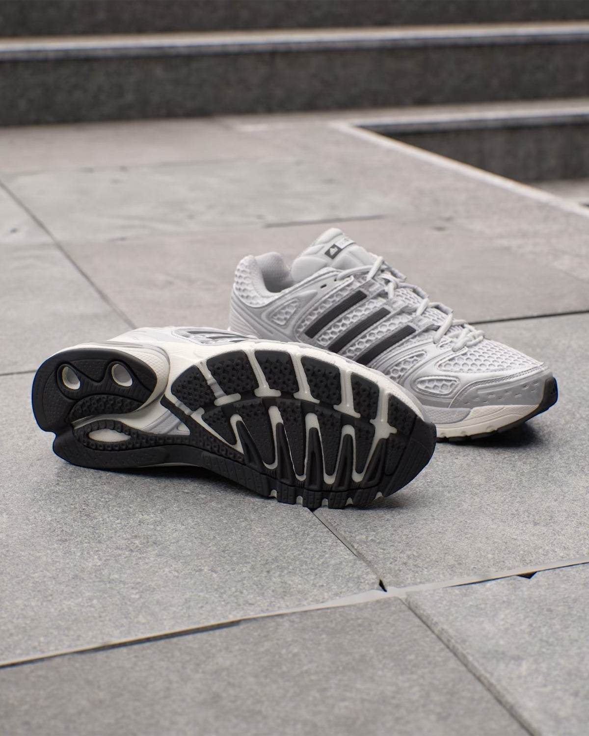 adidas Adistar Control 5 Shoes - Silver Metallic / Grey One / Core Black